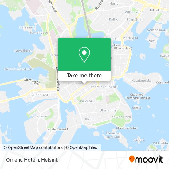 Omena Hotelli map