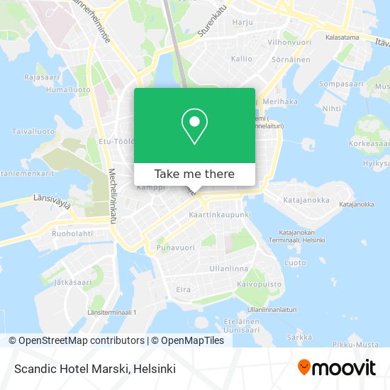 Scandic Hotel Marski map