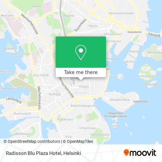 Radisson Blu Plaza Hotel map