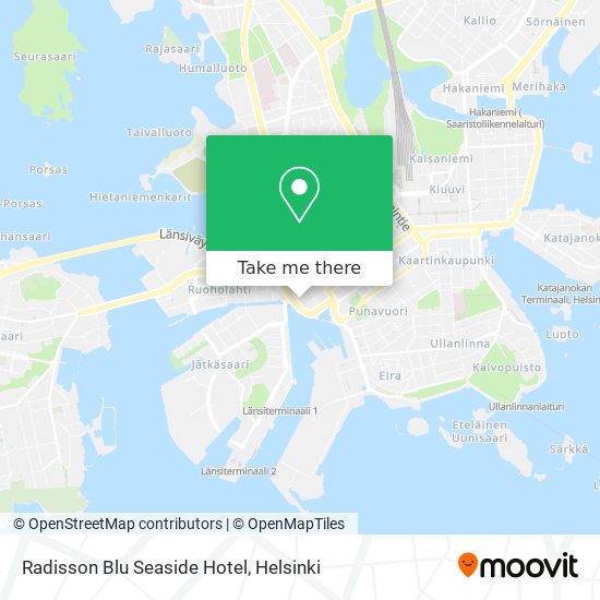Radisson Blu Seaside Hotel map