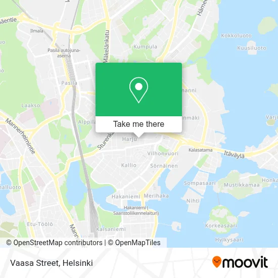 Vaasa Street map