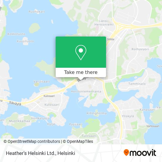 Heather's Helsinki Ltd. map