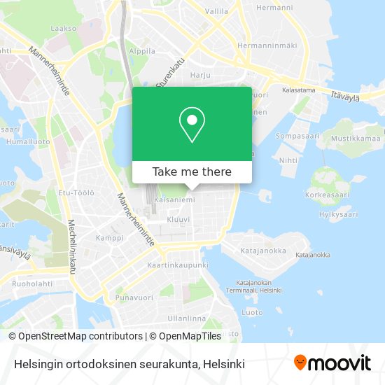Helsingin ortodoksinen seurakunta map
