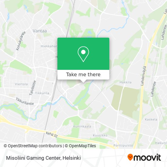 Misoliini Gaming Center map
