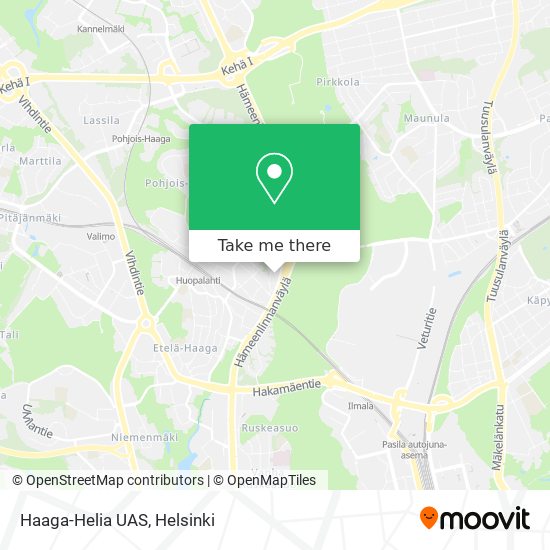 Haaga-Helia UAS map