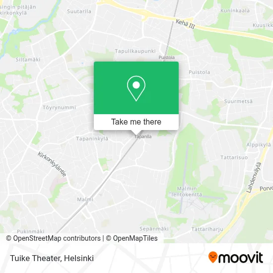 Tuike Theater map