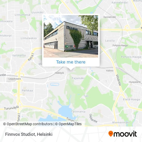 Finnvox Studiot map