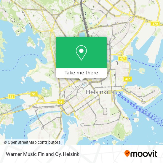 Warner Music Finland Oy map