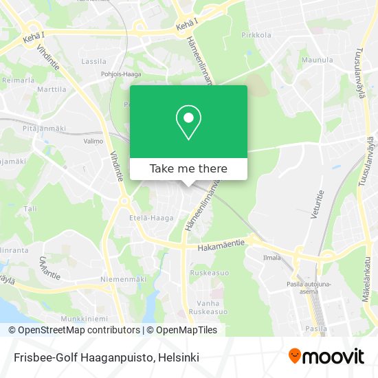 Frisbee-Golf  Haaganpuisto map