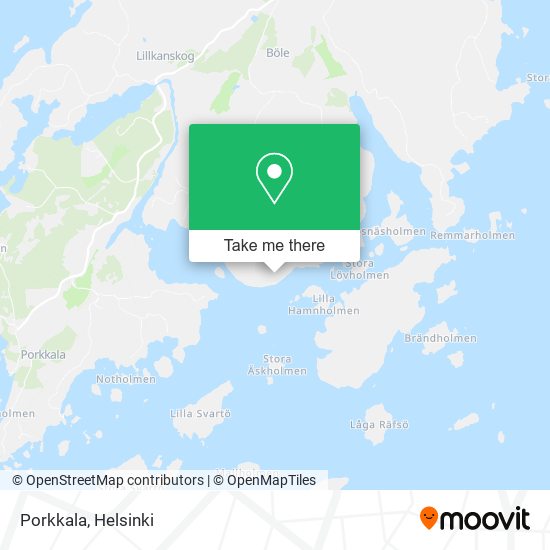 Porkkala map