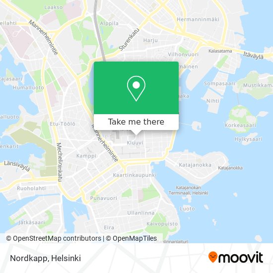 Nordkapp map