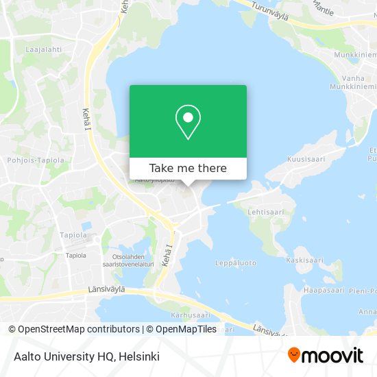 Aalto University HQ map