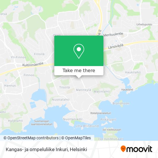 Kangas- ja ompeluliike Inkuri map