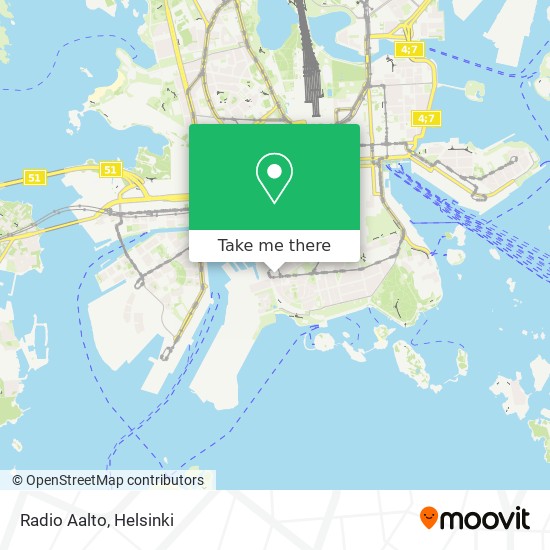 Radio Aalto map