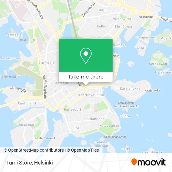 Tumi Store map