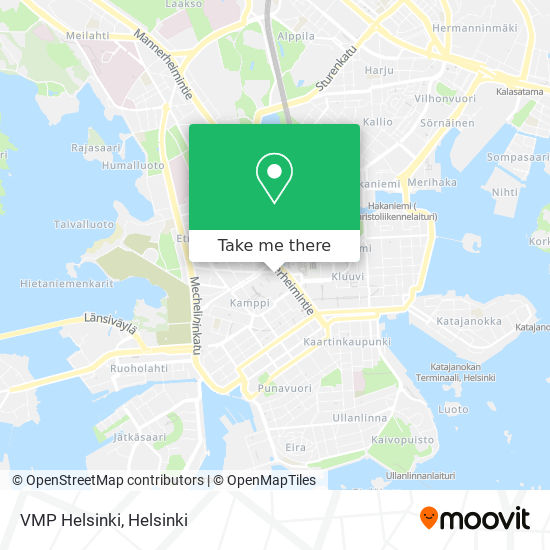 VMP Helsinki map
