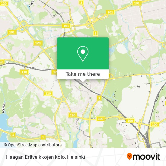Haagan Eräveikkojen kolo map