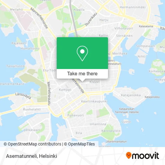 Asematunneli map
