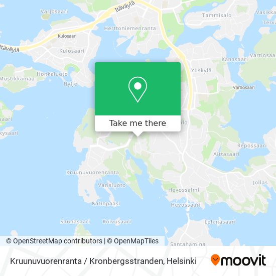 Kruunuvuorenranta / Kronbergsstranden map