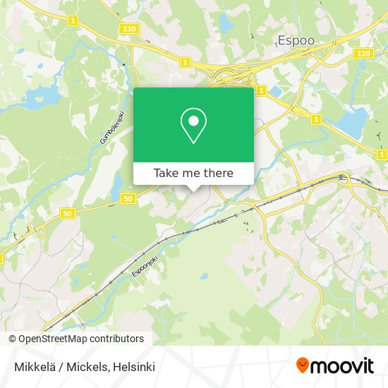 Mikkelä / Mickels map