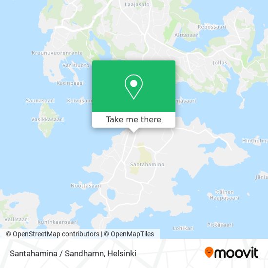 Santahamina / Sandhamn map