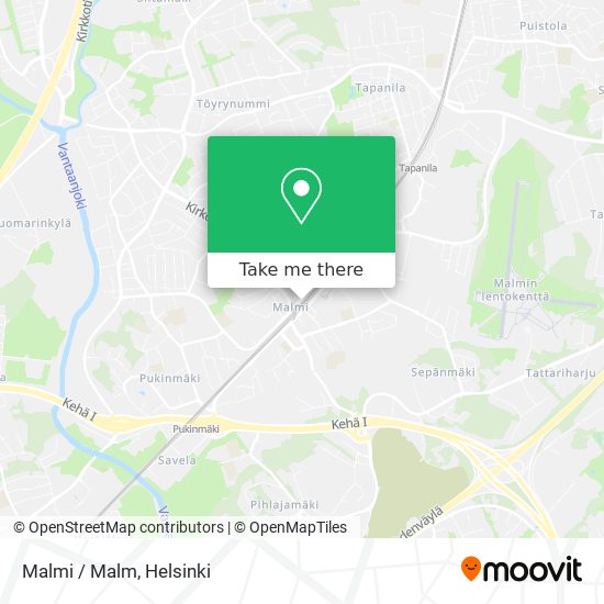 Malmi / Malm map