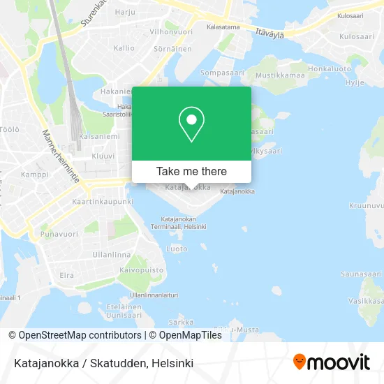Katajanokka / Skatudden map