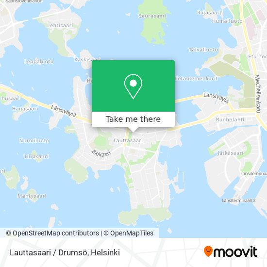 Lauttasaari / Drumsö map