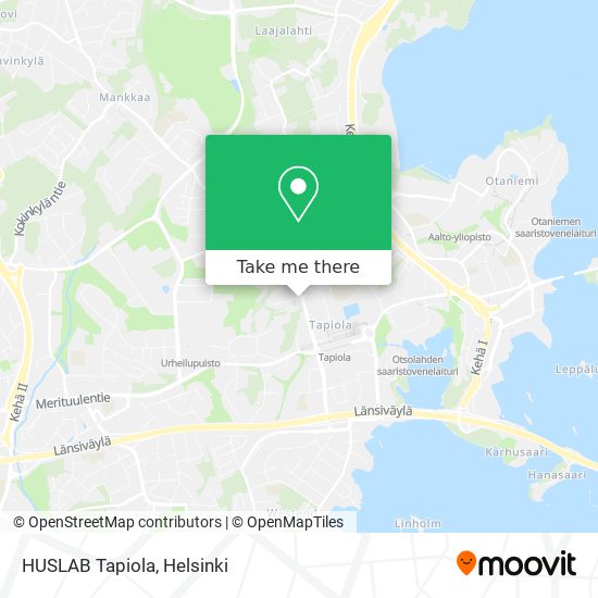 HUSLAB Tapiola map