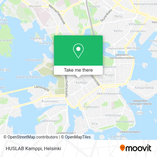 HUSLAB Kamppi map