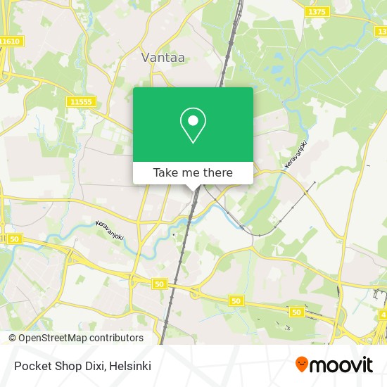 Pocket Shop Dixi map