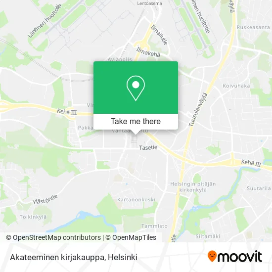 Akateeminen kirjakauppa map