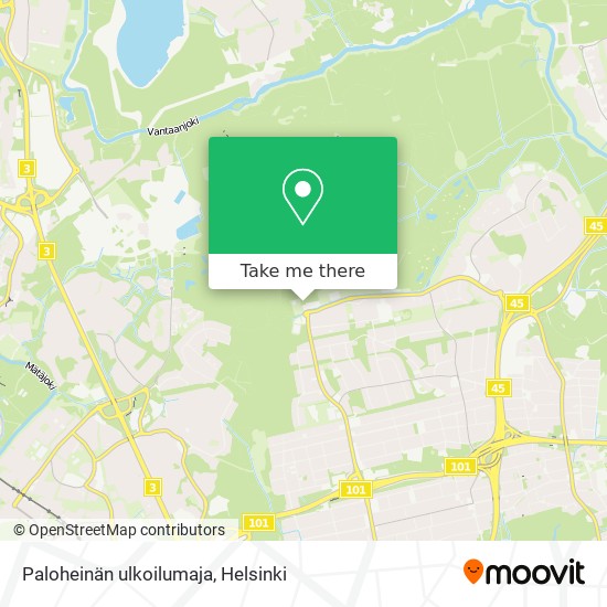 Paloheinän ulkoilumaja map