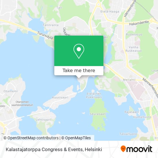 Kalastajatorppa Congress & Events map