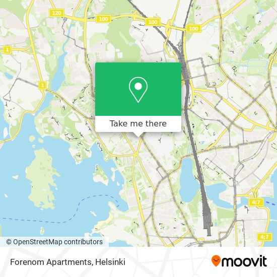 Forenom Apartments map