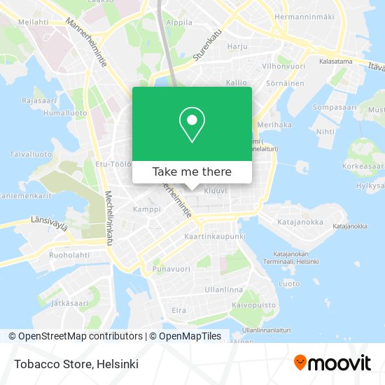 Tobacco Store map
