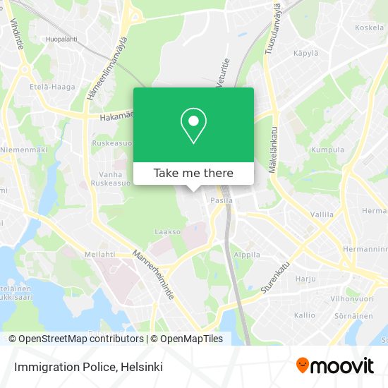 Immigration Police map