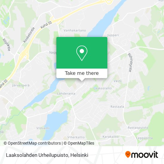 Laaksolahden Urheilupuisto map