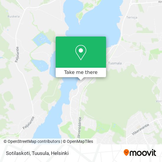Sotilaskoti, Tuusula map