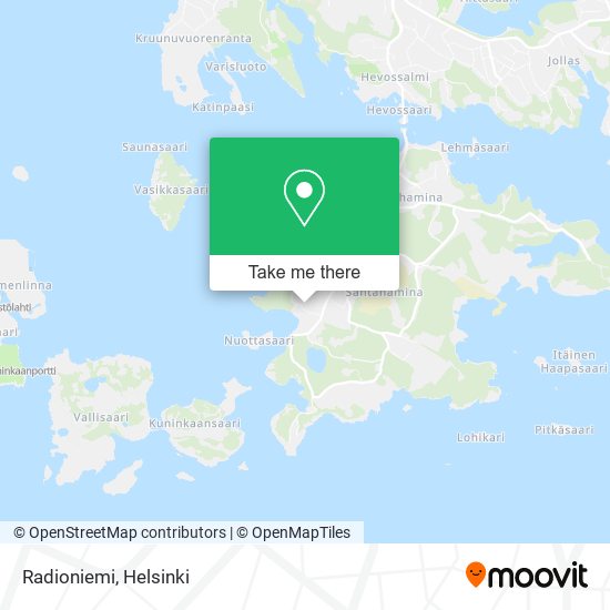 Radioniemi map