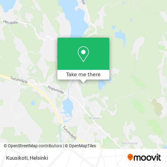 Kuusikoti map