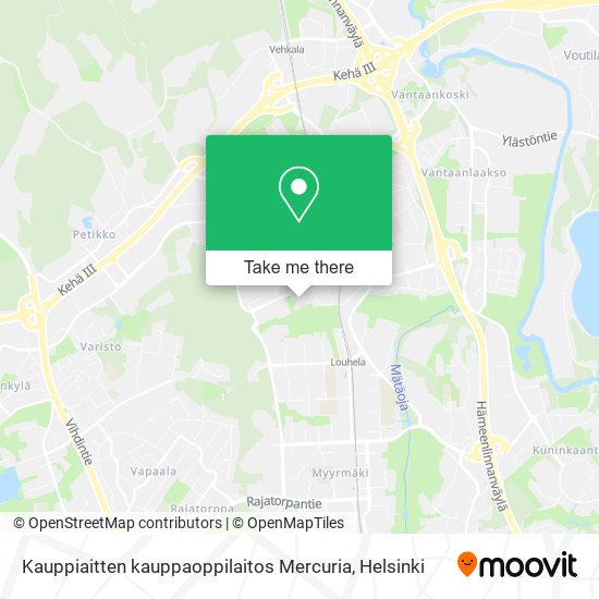 Kauppiaitten kauppaoppilaitos Mercuria map