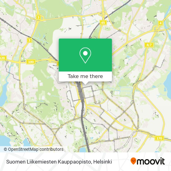 Suomen Liikemiesten Kauppaopisto map
