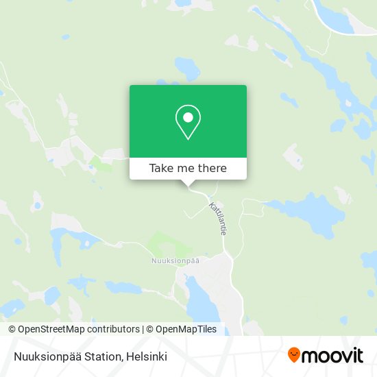 Nuuksionpää Station map
