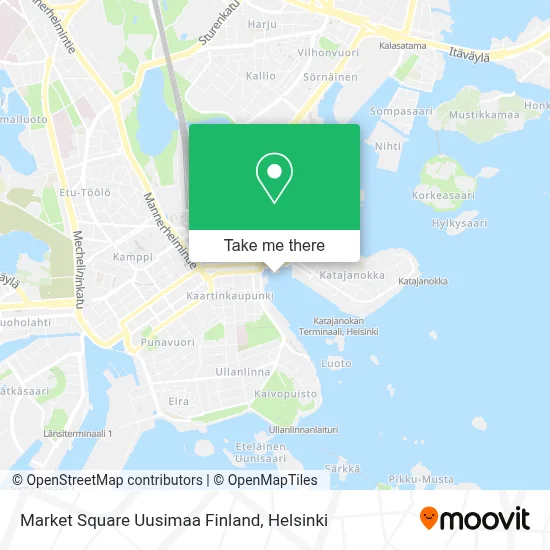 Market Square Uusimaa Finland map