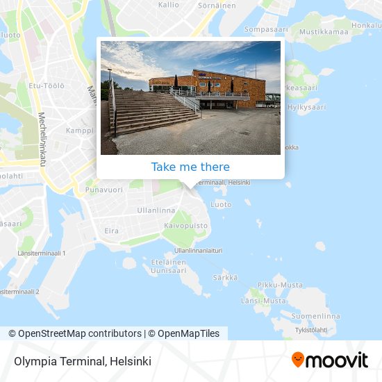 Olympia Terminal map