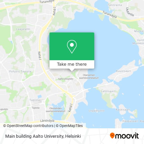 Main building Aalto University map
