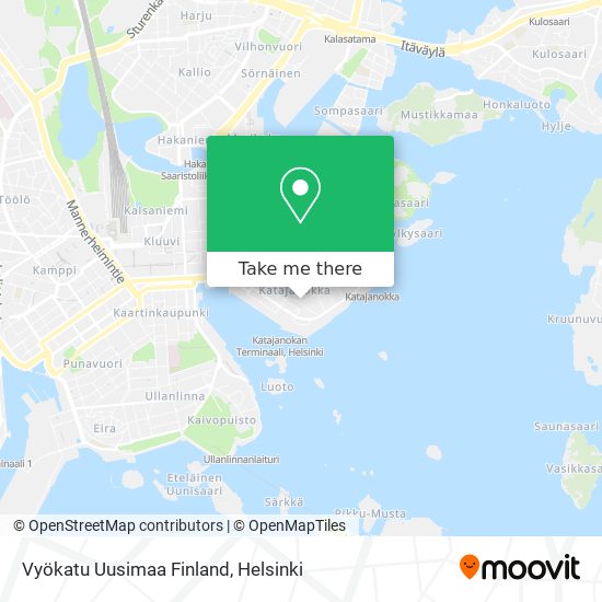 Vyökatu Uusimaa Finland map