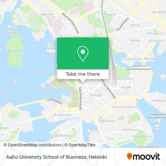 Aalto University School of Business map