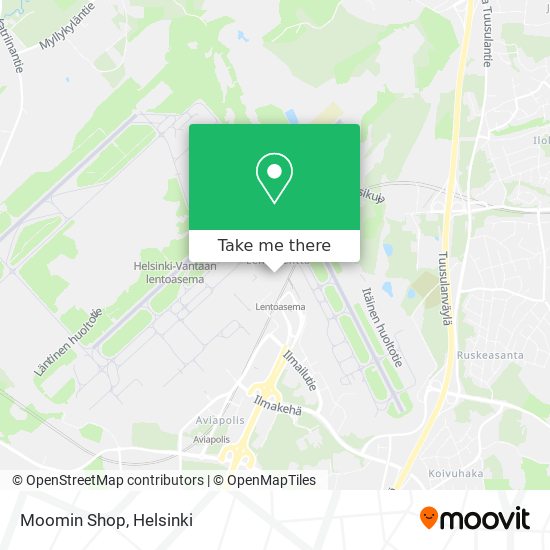 Moomin Shop map